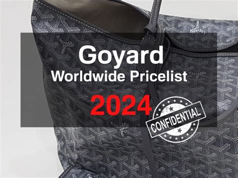 Japan vs usa Goyard prices